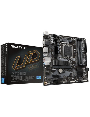 Placa Base Gigabyte B760M DS3H DDR4 Socket 1700/ DDR4/ PCIe 4.0/ Micro ATX