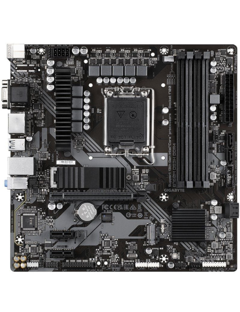 Placa Base Gigabyte B760M DS3H DDR4 Socket 1700/ DDR4/ PCIe 4.0/ Micro ATX