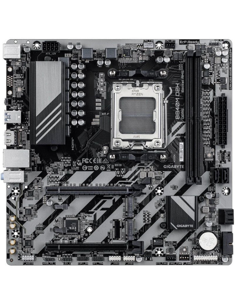 Placa Base Gigabyte B840M D2H Socket AM5/ DDR5/ PCIe 4.0/ Micro ATX