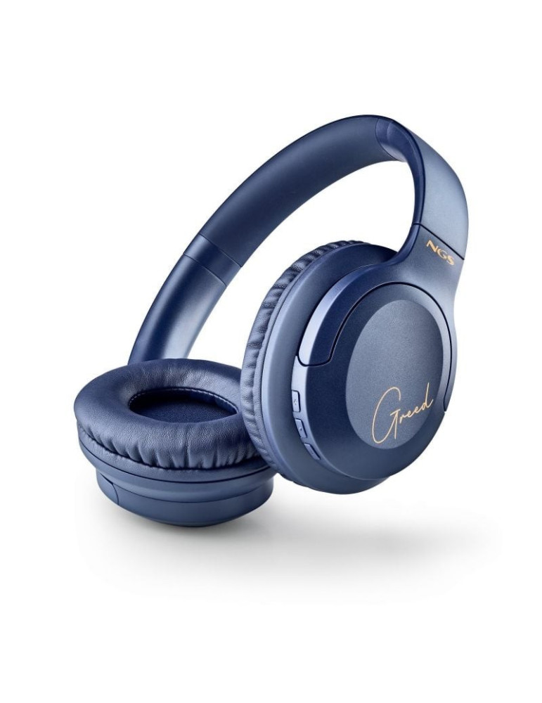 Auriculares Inalámbricos NGS Artica Greed/ con Micrófono/ Bluetooth/ Azules