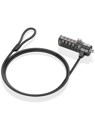 Cable de Seguridad para Portátiles Aisens ASLK-D40N03-BK/ 1.5m 2