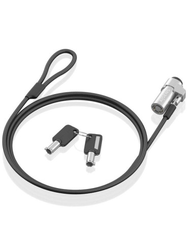 Cable de Seguridad Tipo NANO para Portátiles Aisens ASLK-D45K06-BK/ 1.5m 2