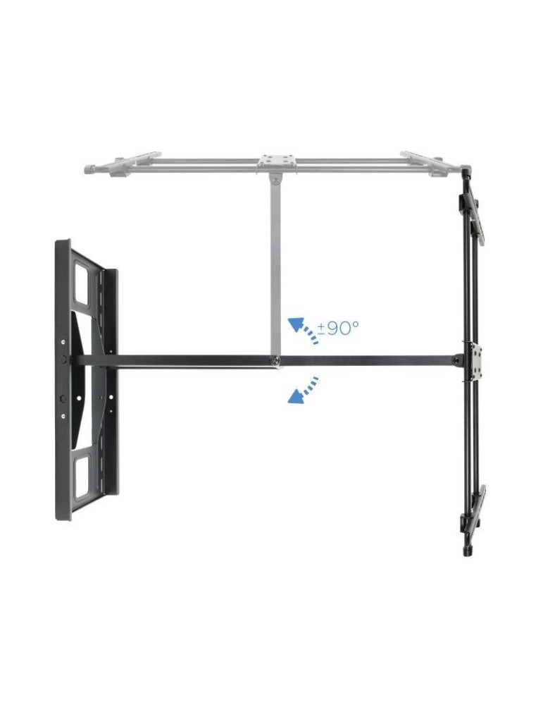 Soporte de Pared Orientable / Inclinable TooQ LP4380XL-B para TV de 43-80"/ hasta 50kg