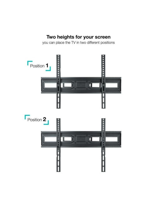 Soporte de Pared Giratorio/ Inclinable/ Nivelable TooQ LP7866TN-B para TV de 37-80"/ hasta 40kg