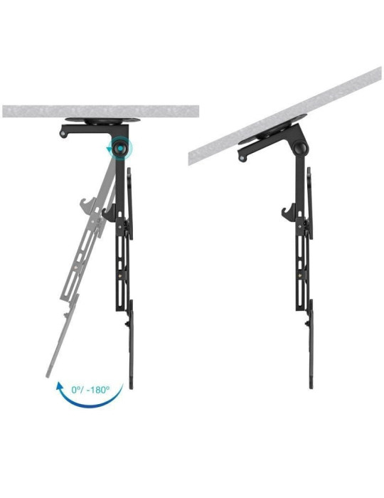 Soporte de Techo Giratorio/ Inclinable TooQ LPCE1123TSLI-B para TV de 23-55"/ hasta 20kg