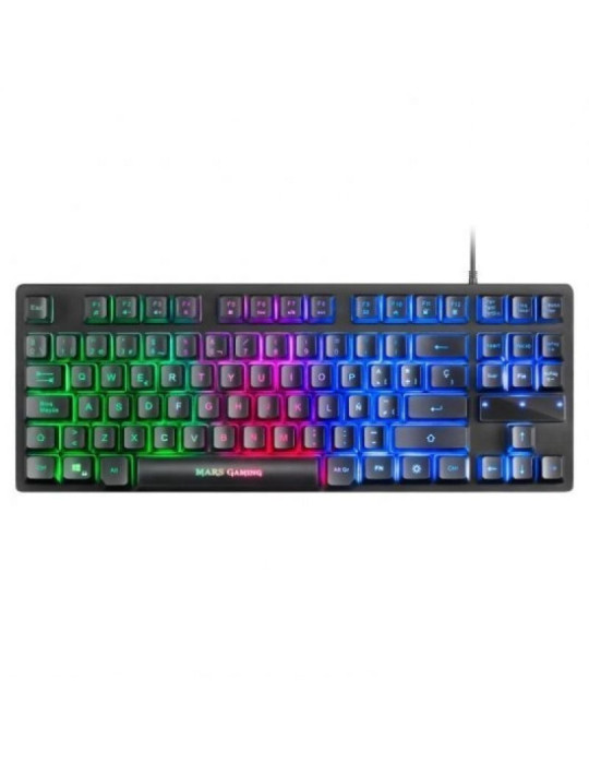 Pack Gaming Mars Gaming MCPTKLES/ Teclado + Ratón Óptico