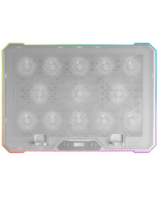 Soporte Refrigerante Mars Gaming MNBC13 para Portátiles hasta 17"/ Iluminación LED