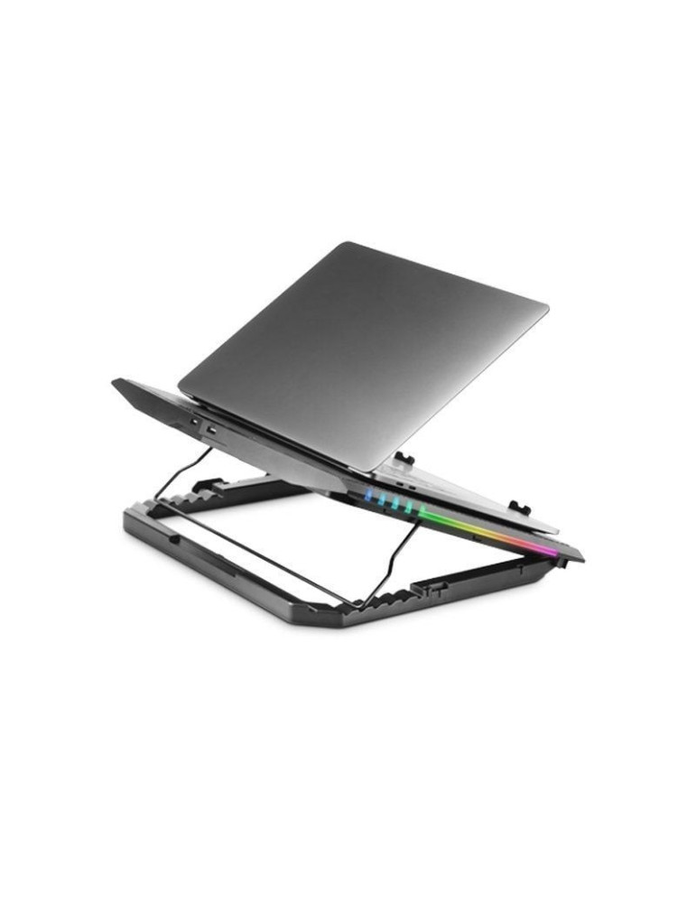 Soporte Refrigerante Mars Gaming MNBC5 para Portátiles hasta 17.3"/ Iluminación LED