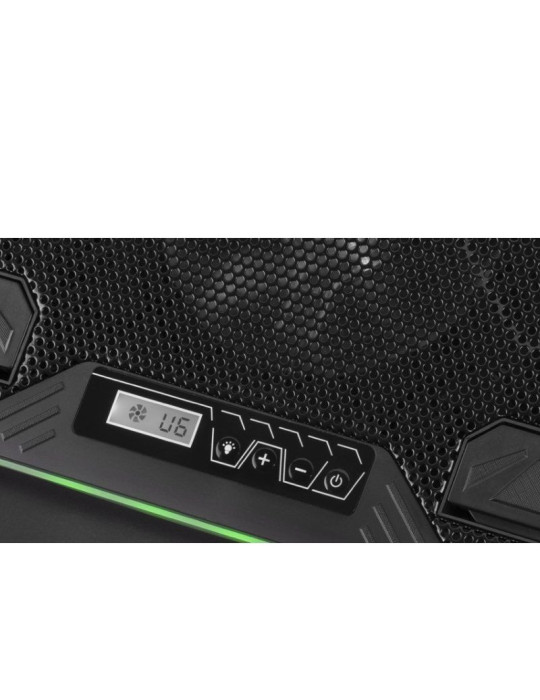 Soporte Refrigerante Mars Gaming MNBC6 para Portátiles hasta 19"/ Iluminación LED