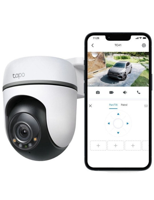 Cámara de Videovigilancia TP-Link Tapo TC41/ Visión Nocturna/ Control desde APP