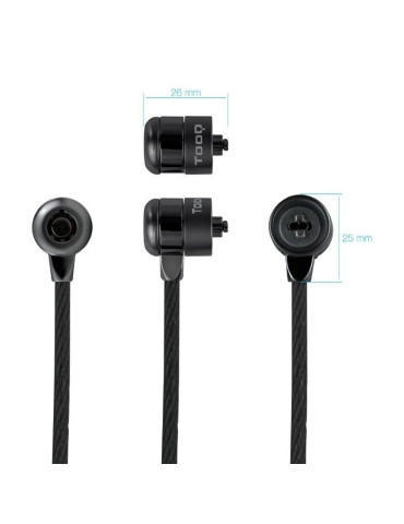 Cable de Seguridad para Portátiles TooQ TQCLKC0025-G/ 1.5m 2