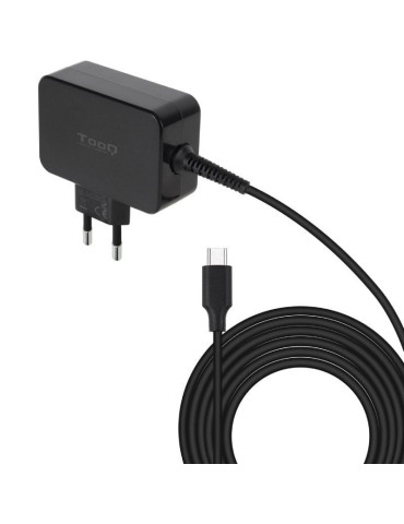 Cargador de Portátil GaN TooQ TQLC-USBCGAN45PD USB Tipo-C/ 45W/ Automático/ Voltaje 5-20V 2