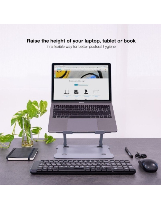 Soporte TooQ TQLRS0012-AL-G para Portátiles hasta 17.3"