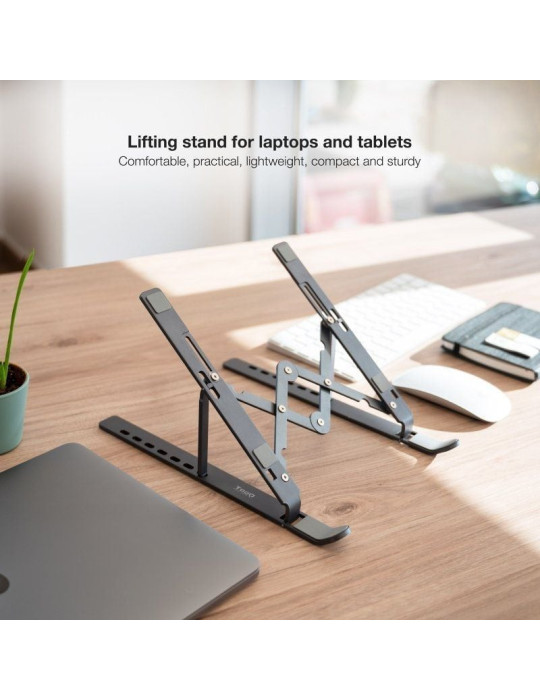 Soporte TooQ TQLRS0033-AL-G para Portátiles hasta 15"