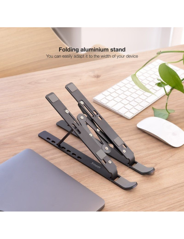 Soporte TooQ TQLRS0033-AL-G para Portátiles hasta 15"