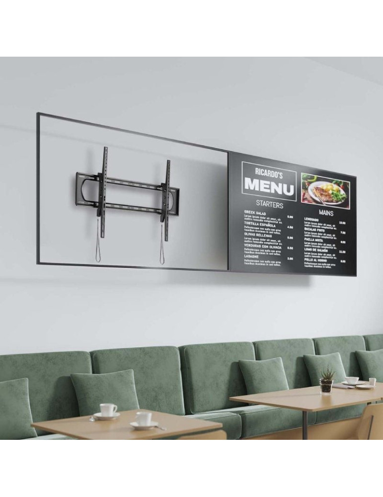 Soporte de Pared Inclinable Aisens WT120T-243 para TV de 60-120"/ hasta 160kg