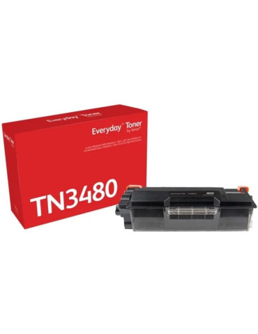 Tóner compatible Xerox 006R04587 compatible con Brother TN-3480/ 8000 páginas/ Negro
