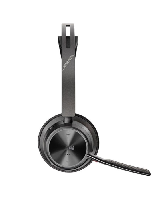 Auriculares Inalámbricos Poly Voyager Focus 2 Microsoft Teams + Adaptador USB-C-A + Soporte de Carga/ con Micrófono/ Bluetooth/ 