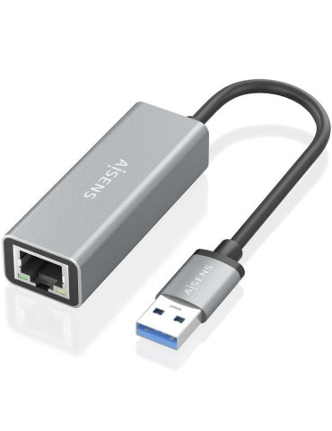 Adaptador USB 3.0 - RJ45 Aisens A106-0897/ 1000Mbps 2