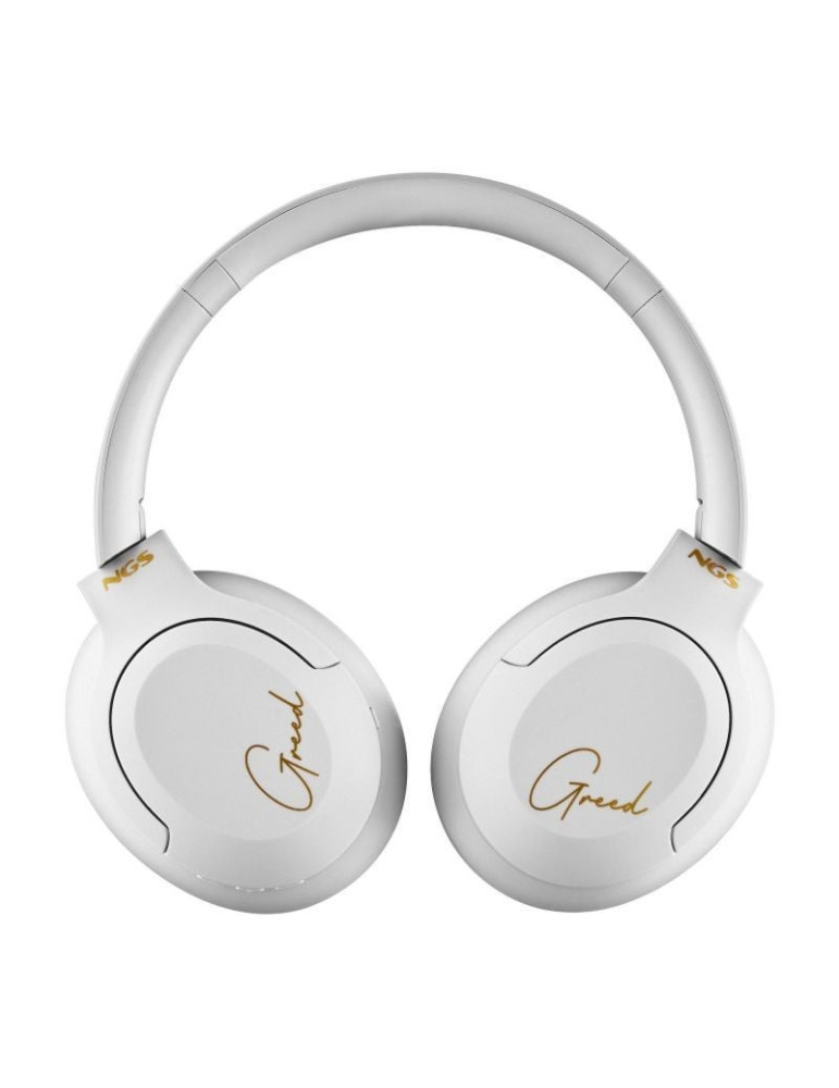 Auriculares Inalámbricos NGS Artica Greed/ con Micrófono/ Bluetooth/ Blancos