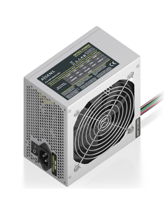 Fuente de Alimentación Aisens ASPC-500ATX-SEO/ 500W/ Ventilador 12cm