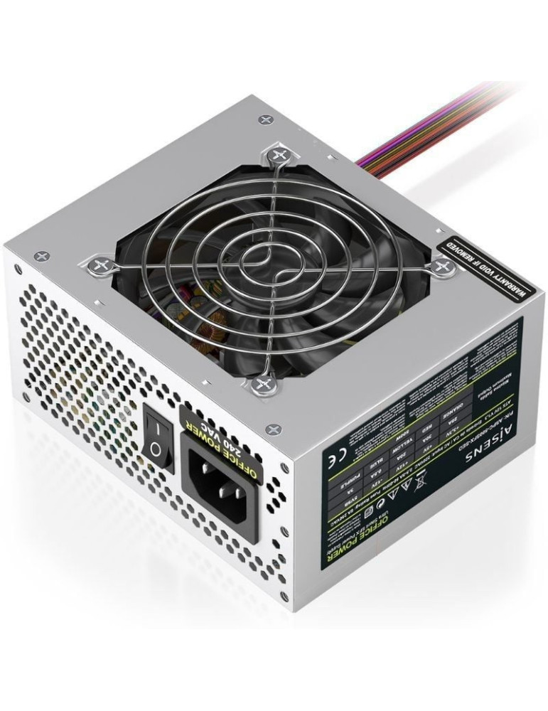 Fuente de Alimentación SFX Aisens ASPC-500SFX-SEO/ 500W/ Ventilador 8cm