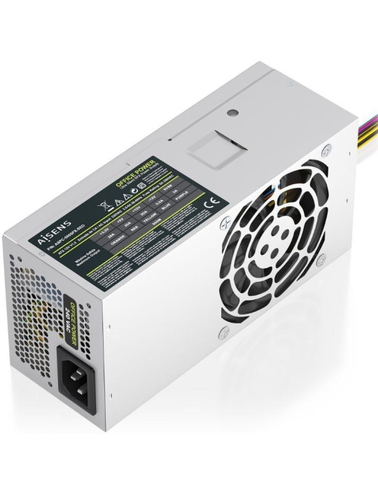 Fuente de Alimentación TFX Aisens ASPC-500TFX-SEO/ 500W/ Ventilador 8cm