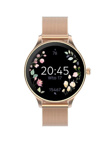 Smartwatch Forever Velora SB-306/ Notificaciones/ Frecuencia Cardíaca/ Oro Rosa 2