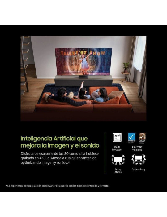 Televisor Samsung QLED Q7F4 TQ65Q7F4AU 65"/ Ultra HD 4K/ Smart TV/ WiFi