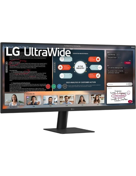 Monitor Profesional Ultrapanorámico LG 29U511A-B 29"/ WFHD/ Negro