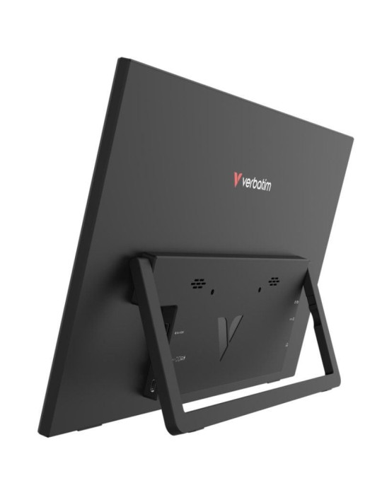 Monitor Portátil Verbatim Non-Touch Light 15.6"/ Full HD/ Multimedia/ Negro