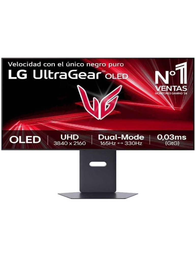 Monitor Gaming Ultrapanorámico LG UltraGear 32GX850A-B 32"/ 4K/ 0.03ms/ 330Hz/ OLED/ Regulable en Altura/ Negro