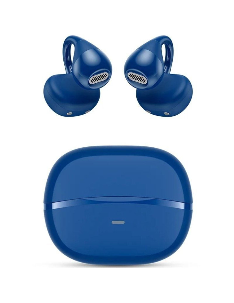 Auriculares Bluetooth SPC Boost Clip con estuche de carga/ Autonomía 6h/ Azules