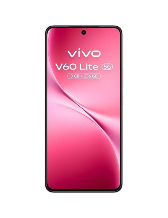 Smartphone Vivo V60 Lite 8GB/ 256GB/ 6.77"/ 5G/ Rosa/ Incluye Cargador 90W y Buds