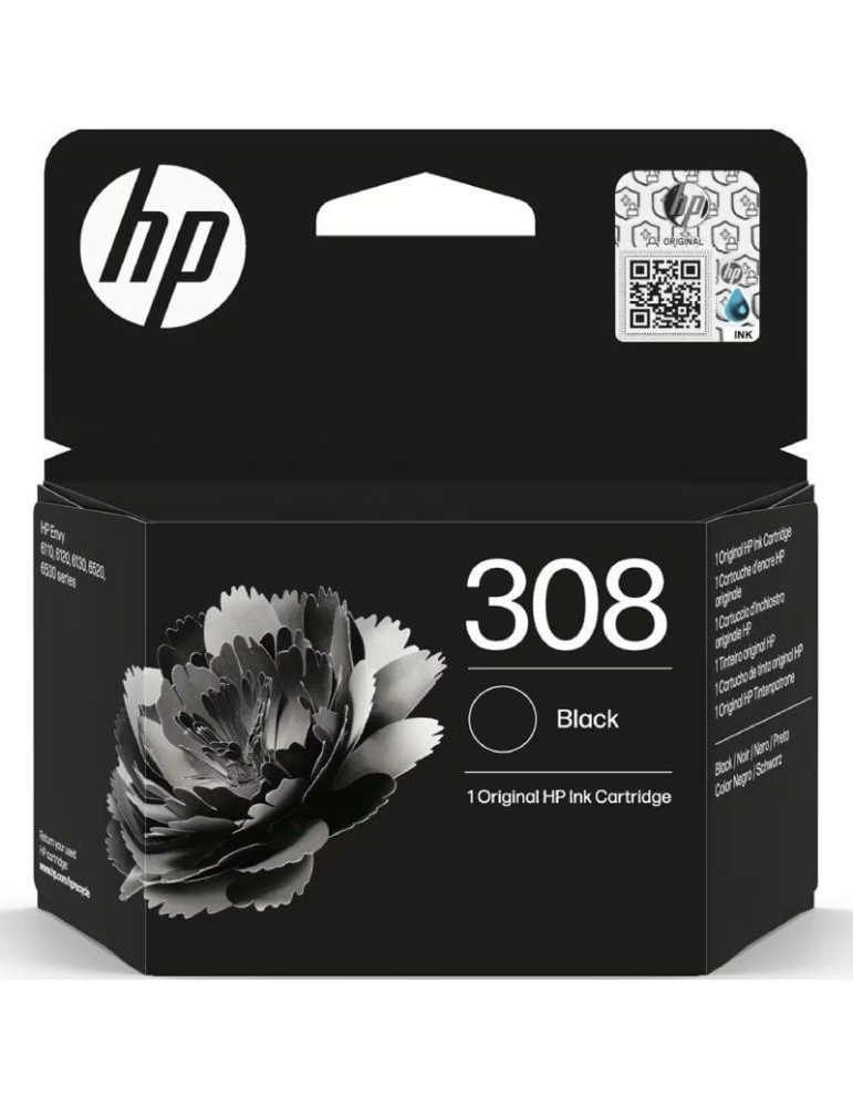 Cartucho de Tinta Original HP n 308/ Negro