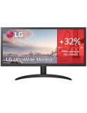 Monitor Profesional Ultrapanorámico LG UltraWide 26WQ500-B 25.7"/ WFHD/ Negro
