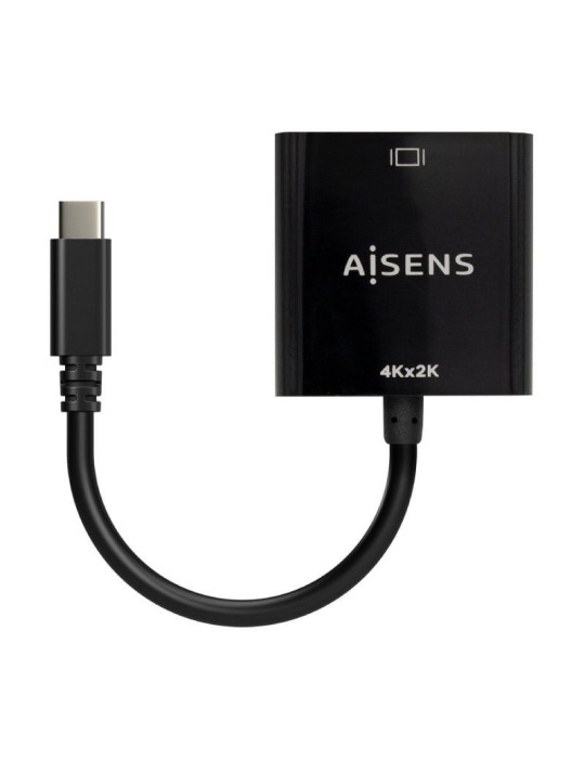 Conversor HDMI 4K 30Hz Aisens A109-0684/ HDMI Hembra - USB Tipo-C Macho/ 15cm/ Negro