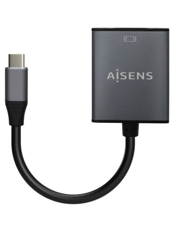 Conversor Aisens A109-0691/ USB Tipo-C Macho - VGA Hembra/ Hasta 27W/ 1250Mbps/ 15cm/ Gris 2