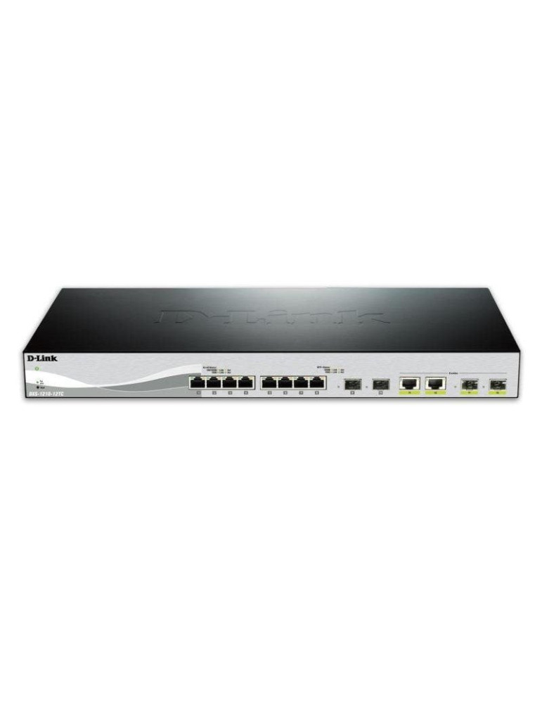 Switch Gestionable D-Link DXS-1210-12TC 12 Puertos/ 10G Ethernet 10/100/1000/ SFP