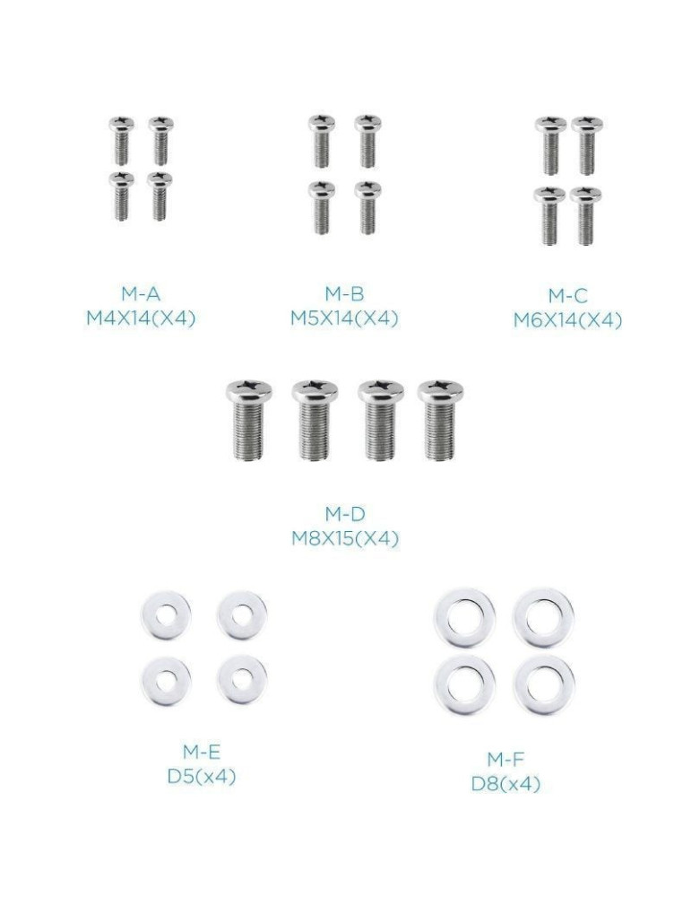 Soporte de Pared Inclinable TooQ LP1044T-B para TV de 23-43"/ hasta 45kg