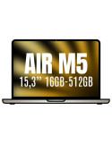 Apple Macbook Air 15,3"/ M5 10-Core CPU/ 16GB/ 512GB SSD/ 10-Core GPU/ Blanco Estrella