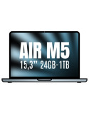 Apple Macbook Air 15,3"/ M5 10-Core CPU/ 24GB/ 1TB SSD/ 10-Core GPU/ Azul