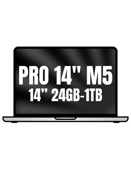 Apple Macbook Pro 14"/ M5 Pro 15-Core CPU/ 24GB/ 1TB SSD/ 16-Core GPU/ Plata