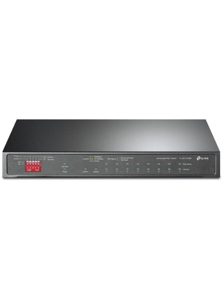 Switch TP-Link TL-SG1210MP 10 Puertos/ RJ-45 10/100/1000/ PoE+