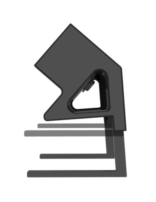 Regleta Sobremesa Fellowes 100137172/ 1 Tomas de corriente/ 1 USB - 1 USB Tipo-C/ Cable 2m/ Negra