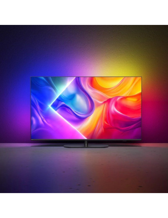 Televisor Philips QLED 50PUS9010 50"/ Ultra HD 4K/ Ambilight/ Smart TV/ WiFi