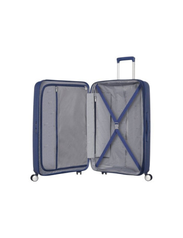Maleta Grande American Tourister SoundBox Spinner 77cm/ 77x51.5x29.5cm/ 4 Ruedas/ Azul Marino 2