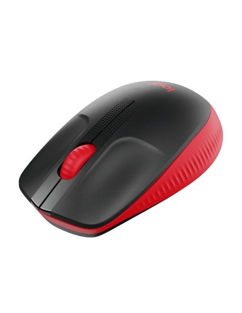 Ratón Inalámbrico Logitech M190/ Hasta 1000 DPI/ Rojo