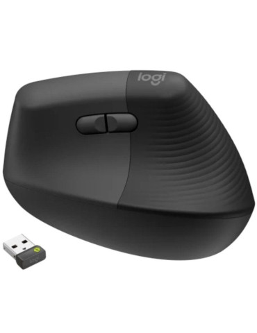 Ratón Vertical Inalámbrico por Bluetooth/ 2.4GHz Logitech Lift Vertical Ergonomic Mouse Business/ Hasta 4000 DPI/ Grafito 2