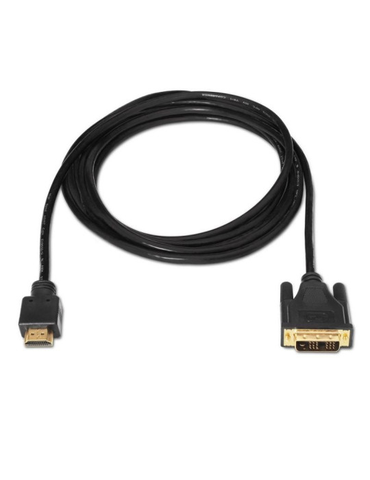 Cable HDMI Aisens A117-0090/ DVI Macho - HDMI Macho/ 1.8m/ Negro